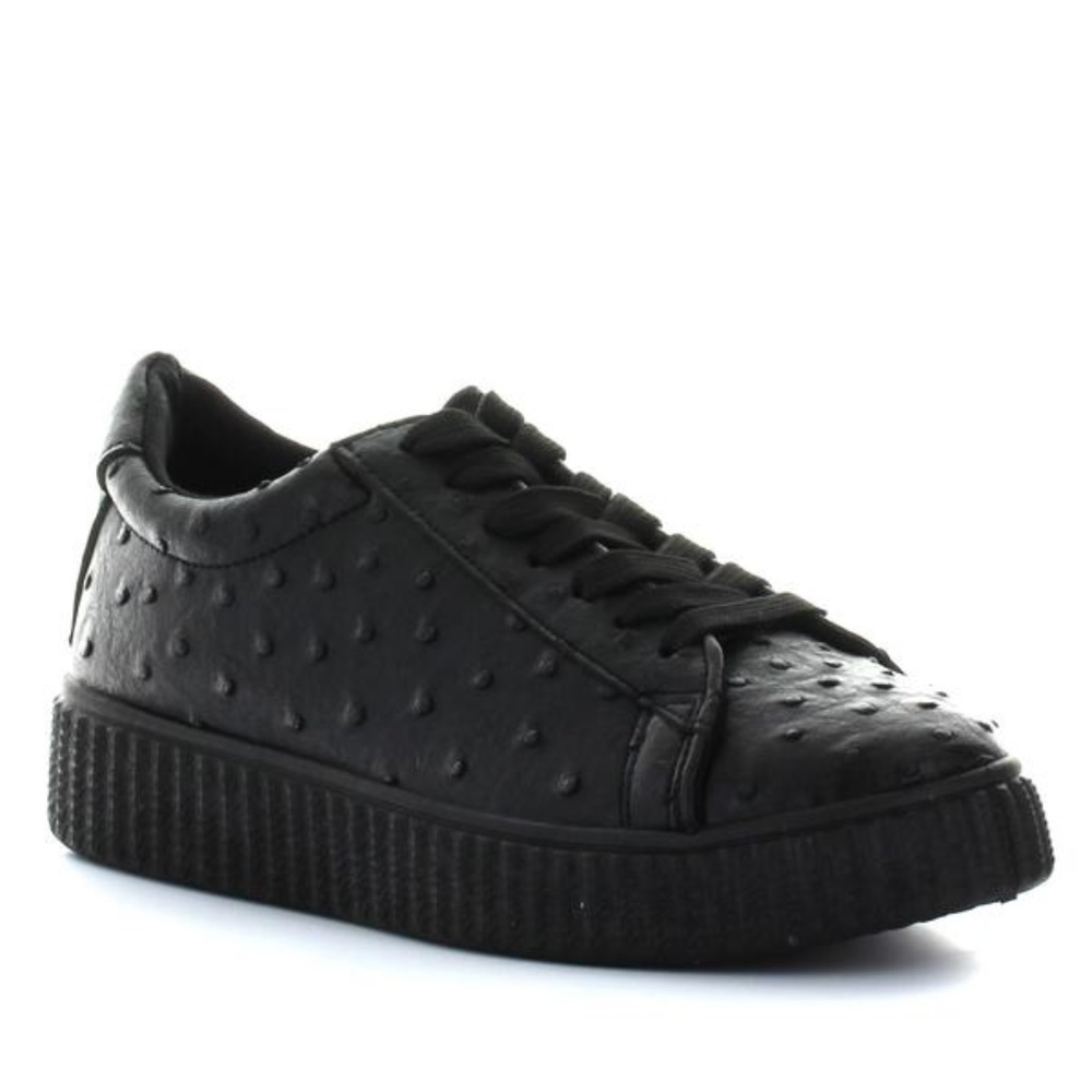 Seven C-Brown Black Vegan Fashion Sneaker